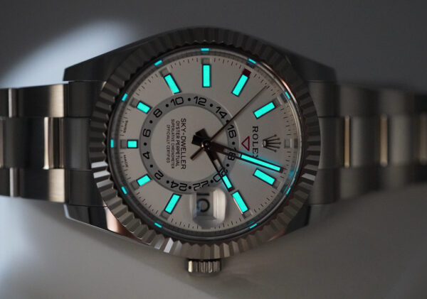 Rolex 326934 SKY-DWELLER WHITE DIAL OYSTER BRACELET 2023 WARRANTY FULL SET - Image 11