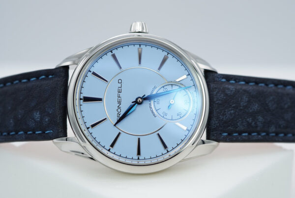 Gronefeld PRINCIPIA 1941 AUTOMATIC LIGHT BLUE DIAL STAINLESS STEEL COMPLETE SET - Image 11