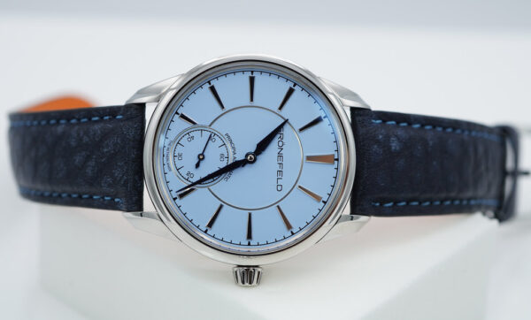 Gronefeld PRINCIPIA 1941 AUTOMATIC LIGHT BLUE DIAL STAINLESS STEEL COMPLETE SET - Image 10