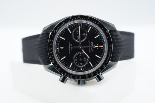 LIKE NEW Omega SPEEDMASTER DARK SIDE OF THE MOON BLACK CERAMIC 2023 FULL SET - Image 9