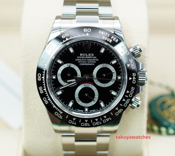 Rolex 116500LN COSMOGRAPH DAYTONA CERAMIC BLACK DIAL 2023 STICKERS FULL SET