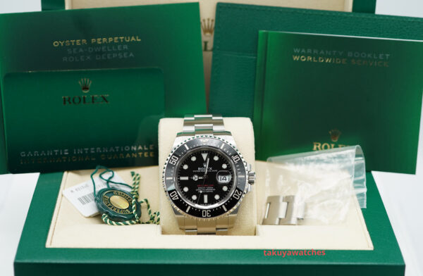Rolex 126600 SEA-DWELLER 43MM CYCLOPS RED TEXT WARRANTY COMPLETE SET - Image 2