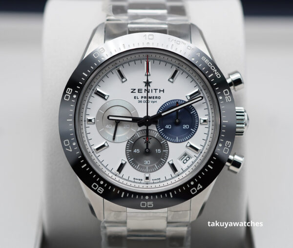 BRAND NEW ZENITH CHRONOMASTER SPORT EL PRIMERO Caliber 3600 WHITE DIAL BRACELET 2023 FULL SET