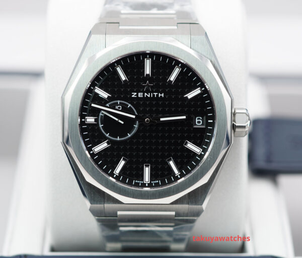 ZENITH Defy SKYLINE BLACK DIAL STAINLESS STEEL 2023 COMPLETE SET