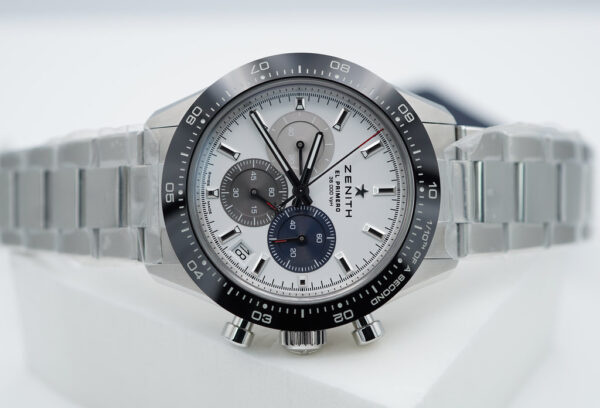 BRAND NEW ZENITH CHRONOMASTER SPORT EL PRIMERO Caliber 3600 WHITE DIAL BRACELET 2023 FULL SET - Image 9