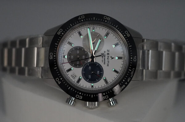BRAND NEW ZENITH CHRONOMASTER SPORT EL PRIMERO Caliber 3600 WHITE DIAL BRACELET 2023 FULL SET - Image 11