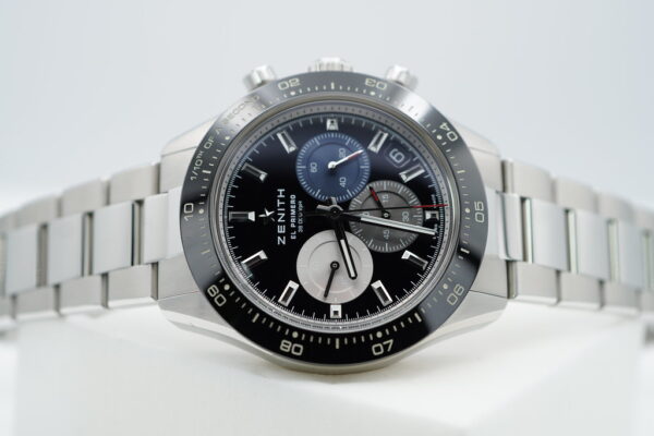 BRAND NEW ZENITH CHRONOMASTER SPORT EL PRIMERO Caliber 3600 BLACK DIAL BRACELET 2023 FULL SET - Image 10