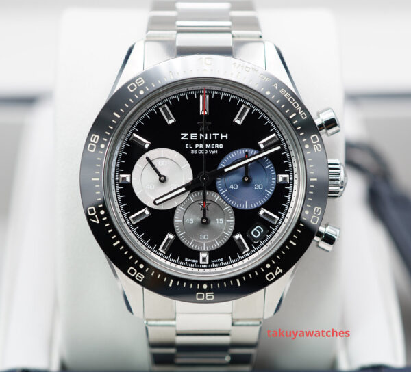 BRAND NEW ZENITH CHRONOMASTER SPORT EL PRIMERO Caliber 3600 BLACK DIAL BRACELET 2023 FULL SET