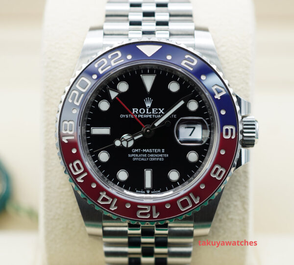 Rolex 126710BLRO PEPSI GMT MASTER II RED BLUE BEZEL JUBILEE BAND 2020 FULL SET