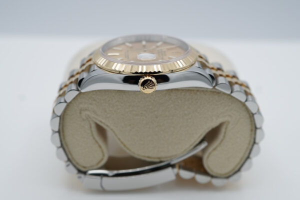Rolex 126233 DATEJUST 36 YELLOW GOLD STEEL CHAMPAGNE DIAL JUBILEE BAND 2023 - Image 3