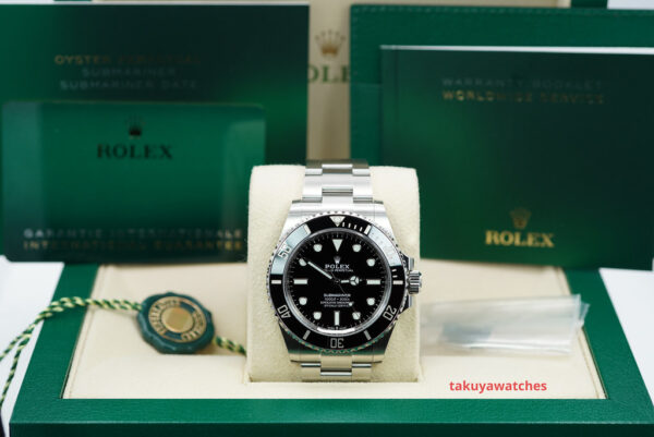 Rolex 124060 SUBMARINER NO DATE 41MM 2022 WARRANTY FULL SET - Image 2