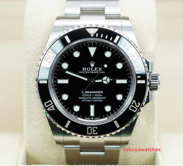 Rolex 124060 SUBMARINER NO DATE 41MM 2022 WARRANTY FULL SET
