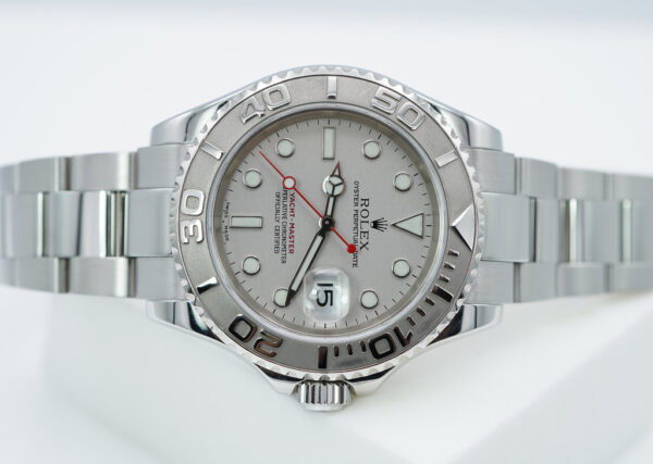 Rolex 16622 YACHTMASTER PLATINUM DIAL 40MM F SERIAL FULL SET - Image 10