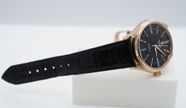 MINT Rolex 50505 CELLINI TIME 18K EVEROSE GOLD BLACK DIAL 2021 WARRANTY FULL SET - Image 5