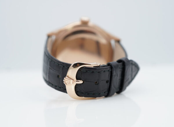 MINT Rolex 50505 CELLINI TIME 18K EVEROSE GOLD BLACK DIAL 2021 WARRANTY FULL SET - Image 7