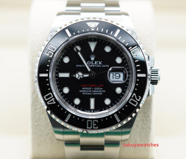 Rolex 126600 SEA-DWELLER 43MM CYCLOPS RED TEXT 2021 WARRANTY FULL SET
