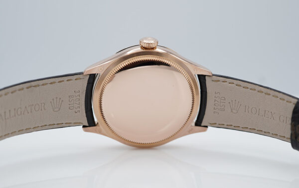 Rolex 50505 CELLINI TIME 18K EVEROSE GOLD WHITE DIAL COMPLETE SET - Image 8