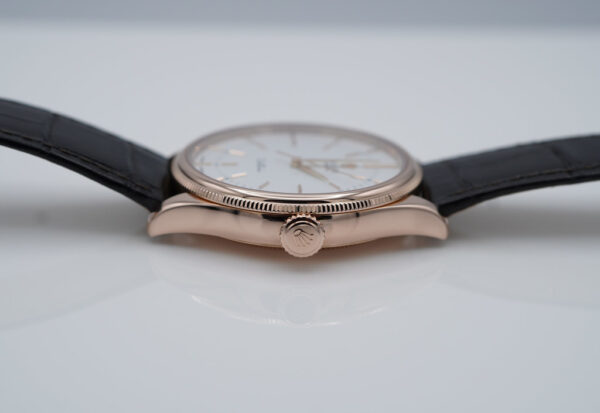 Rolex 50505 CELLINI TIME 18K EVEROSE GOLD WHITE DIAL COMPLETE SET - Image 3