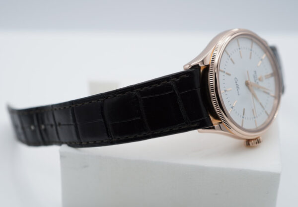 Rolex 50505 CELLINI TIME 18K EVEROSE GOLD WHITE DIAL COMPLETE SET - Image 5