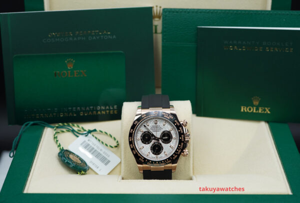 Rolex 116515LN DAYTONA 18K ROSE GOLD METEORITE DIAL OYSTERFLEX 2022 FULL SET - Image 2