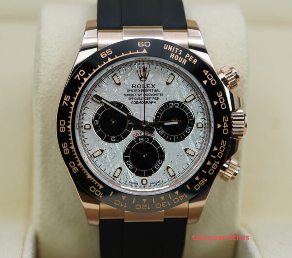 Rolex 116515LN DAYTONA 18K ROSE GOLD METEORITE DIAL OYSTERFLEX 2022 FULL SET