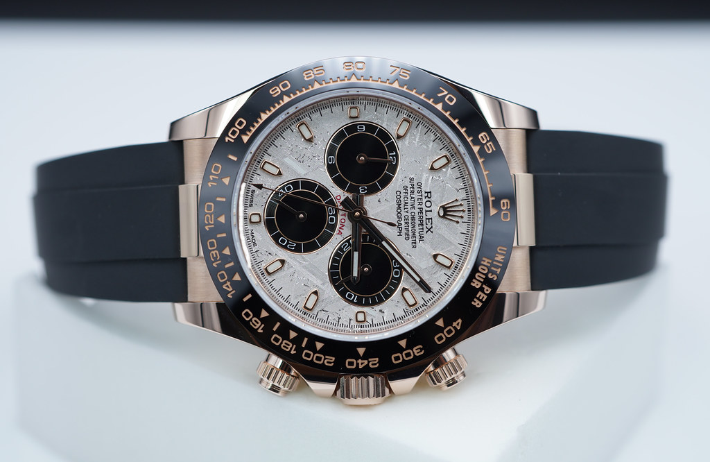 Rolex 116515LN DAYTONA 18K ROSE GOLD METEORITE DIAL OYSTERFLEX 2022 ...