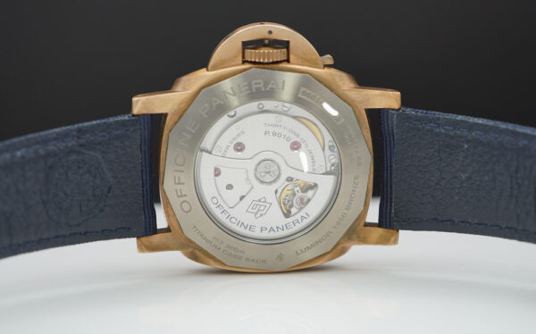 PANERAI PAM 671 LUMINOR 1950 SUBMERSIBLE BRONZO BLUE DIAL 47MM LIMITED EDITION FULL SET - Image 8