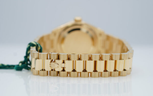 BRAND NEW Rolex 279178 LADY DATEJUST YELLOW GOLD WHITE DIAL PRESIDENT 2023 FULL SET - Image 7