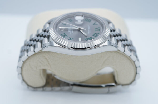 Rolex 126334 DATEJUST 41 FLUTED BEZEL WIMBLEDON JUBILEE 2021 WARRANTY FULL SET - Image 4