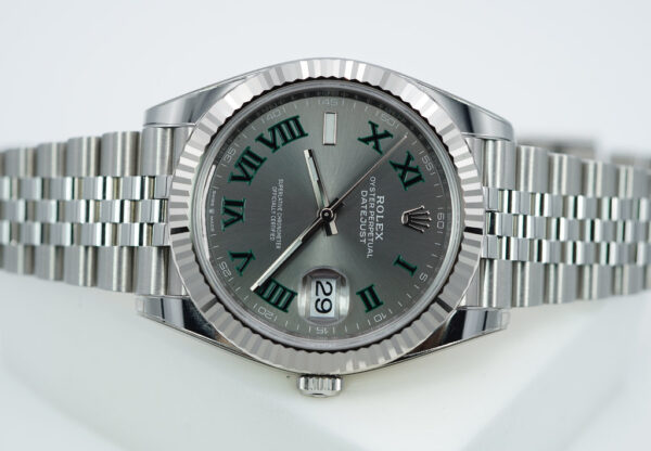 Rolex 126334 DATEJUST 41 FLUTED BEZEL WIMBLEDON JUBILEE 2021 WARRANTY FULL SET - Image 9