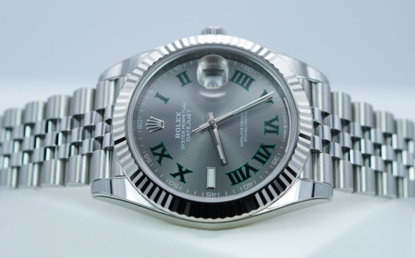 Rolex 126334 DATEJUST 41 FLUTED BEZEL WIMBLEDON JUBILEE 2021 WARRANTY FULL SET - Image 10