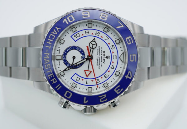 Rolex 116680 YACHTMASTER II STAINLESS STEEL 2022 WARRANTY FULL SET - Image 9