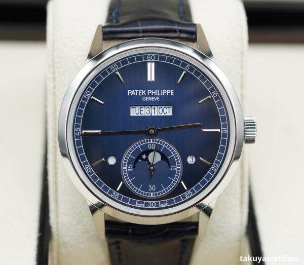 Patek PHILIPPE 5236P IN LINE PERPETUAL CALENDAR PLATINUM BLUE DIAL 2023 FULL SET