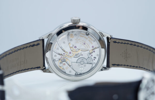 Patek PHILIPPE 5236P IN LINE PERPETUAL CALENDAR PLATINUM BLUE DIAL 2023 FULL SET - Image 8