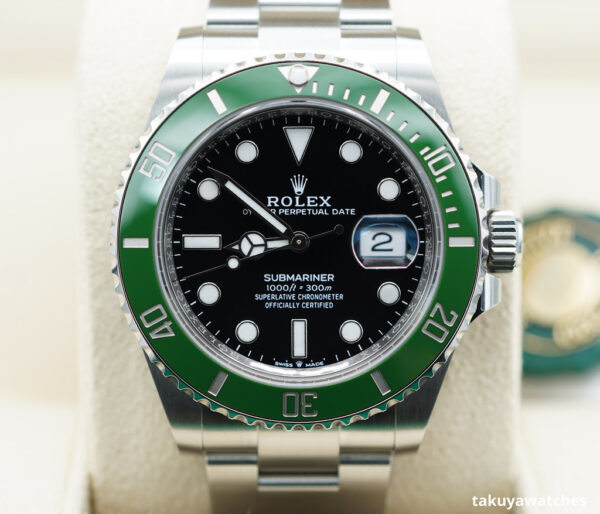 BRAND NEW Rolex 126610LV SUBMARINER GREEN MK2 BEZEL BLACK DIAL 2023 41MM FULL SET