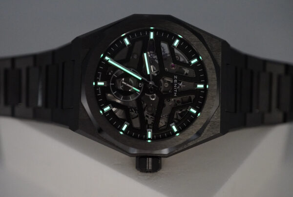 ZENITH DEFY SKYLINE BLACK CERAMIC SKELETON 2023 MODEL COMPLETE SET - Image 11
