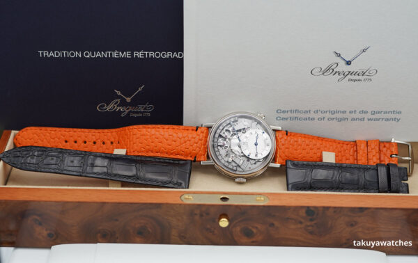 Breguet TRADITION 7597 RETROGRADE 18K WHITE GOLD AUTOMATIC 2023 FULL SET - Image 2