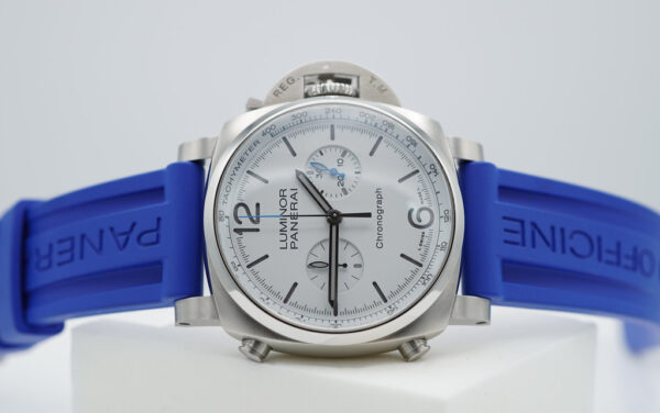 Panerai PAM 1218 LUMINOR CHRONOGRAPH AUTOMATIC WHITE DIAL 2023 FULL SET - Image 10