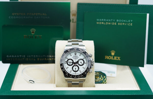 BRAND NEW Rolex 116500LN DAYTONA CERAMIC BEZEL WHITE DIAL 2023 COMPLETE SET - Image 2