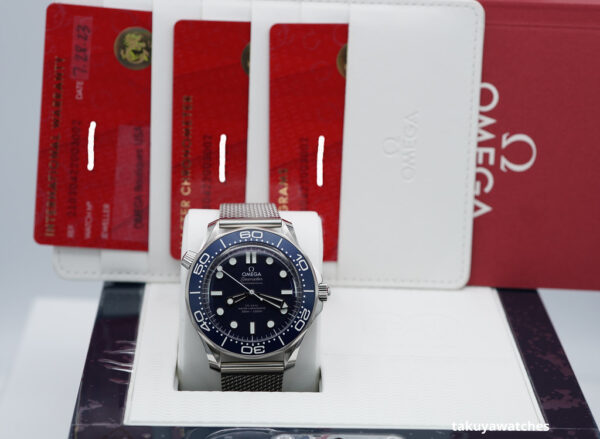 OMEGA SEAMASTER DIVER 300M 007 JAMES BOND 60th ANNIVERSARY 2023 FULL SET - Image 2