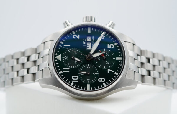 IWC IW388104 PILOT's WATCH CHRONOGRAPH 41 GREEN DIAL WARRANTY FULL SET - Image 10