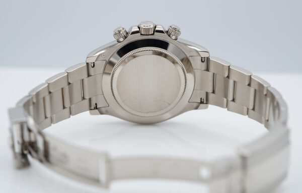 Rolex 116509 COSMOGRAPH DAYTONA WHITE GOLD SILVER DIAL 2018 BOX PAPER - Image 8