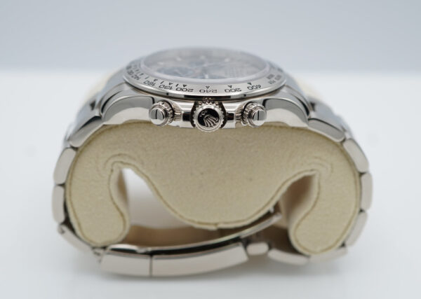 Rolex 116509 COSMOGRAPH DAYTONA WHITE GOLD SILVER DIAL 2018 BOX PAPER - Image 3