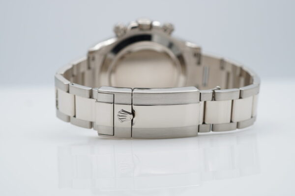 Rolex 116509 COSMOGRAPH DAYTONA WHITE GOLD SILVER DIAL 2018 BOX PAPER - Image 7