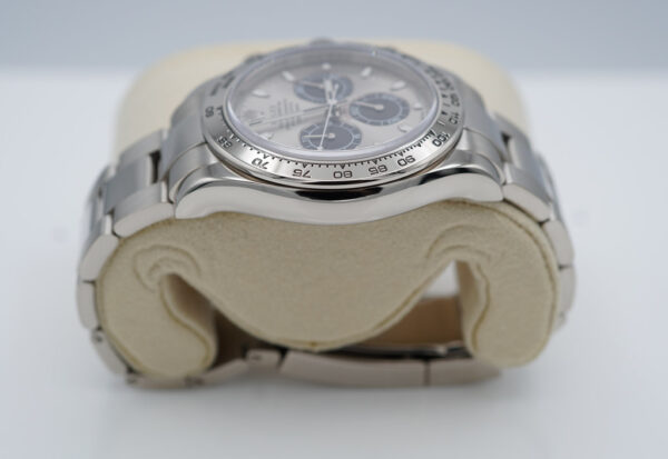 Rolex 116509 COSMOGRAPH DAYTONA WHITE GOLD SILVER DIAL 2018 BOX PAPER - Image 4
