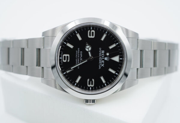 Rolex 214270 EXPLORER I FULL LUME DIAL 39MM 2020 WARRANTY COMPLETE SET - Image 9