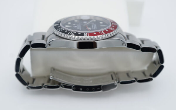 Rolex 16710 GMT MASTER II COKE SERIF FAT FONT BEZEL EXTRA PEPSI INSERT FULL SET - Image 4