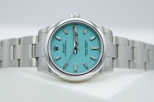 Rolex 277200 OYSTER PERPETUAL 31 TIFFANY TURQUOISE DIAL 2023 COMPLETE SET - Image 10