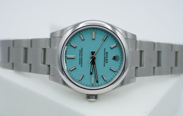 Rolex 277200 OYSTER PERPETUAL 31 TIFFANY TURQUOISE DIAL 2023 COMPLETE SET - Image 9