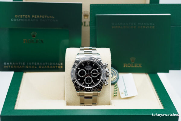 BRAND NEW Rolex 126500LN COSMOGRAPH DAYTONA BLACK DIAL NEW MODEL 2023 FULL SET - Image 2